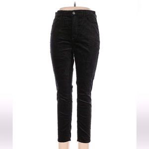 NWT velvet pants - flattering high waisted crop - petite